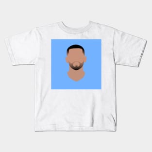 Gabriel Jesus Minimalistic Face Art Kids T-Shirt